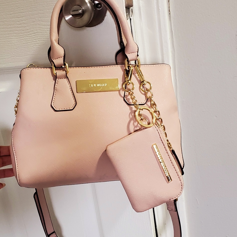 Steve Madden blush pink satchel purse